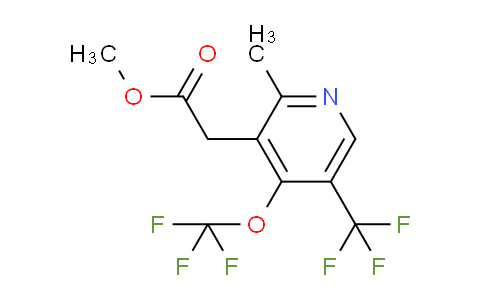Methyl 2-methyl-4-(trifluoromethoxy)-5-(trifluoromethyl)pyridine-3-acetate