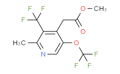 Methyl 2-methyl-5-(trifluoromethoxy)-3-(trifluoromethyl)pyridine-4-acetate
