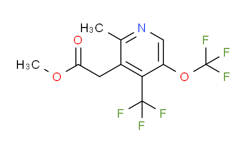 Methyl 2-methyl-5-(trifluoromethoxy)-4-(trifluoromethyl)pyridine-3-acetate