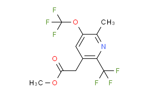 AM69279 | 1361819-25-1 | Methyl 2-methyl-3-(trifluoromethoxy)-6-(trifluoromethyl)pyridine-5-acetate