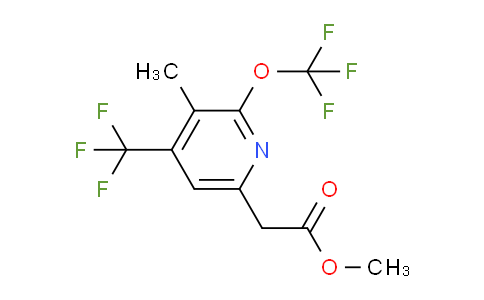 AM69285 | 1361796-99-7 | Methyl 3-methyl-2-(trifluoromethoxy)-4-(trifluoromethyl)pyridine-6-acetate