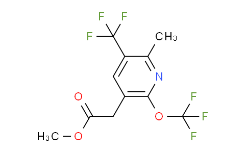AM69293 | 1361774-40-4 | Methyl 2-methyl-6-(trifluoromethoxy)-3-(trifluoromethyl)pyridine-5-acetate