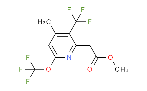 AM69301 | 1361893-42-6 | Methyl 4-methyl-6-(trifluoromethoxy)-3-(trifluoromethyl)pyridine-2-acetate