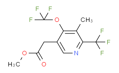 AM69302 | 1361836-55-6 | Methyl 3-methyl-4-(trifluoromethoxy)-2-(trifluoromethyl)pyridine-5-acetate