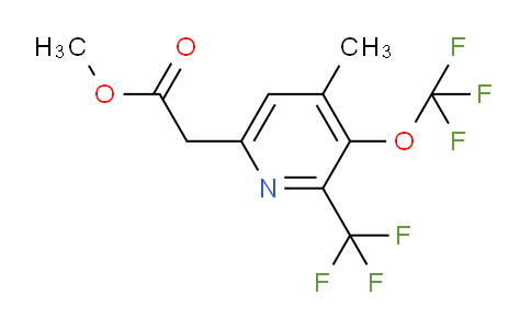 AM69304 | 1361789-57-2 | Methyl 4-methyl-3-(trifluoromethoxy)-2-(trifluoromethyl)pyridine-6-acetate