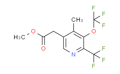 AM69316 | 1361757-08-5 | Methyl 4-methyl-3-(trifluoromethoxy)-2-(trifluoromethyl)pyridine-5-acetate