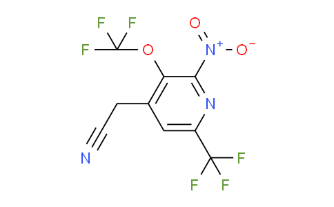 AM69363 | 1361786-31-3 | 2-Nitro-3-(trifluoromethoxy)-6-(trifluoromethyl)pyridine-4-acetonitrile
