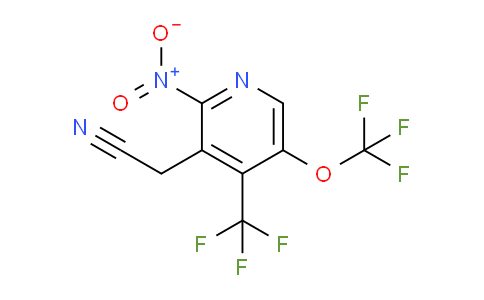 2-Nitro-5-(trifluoromethoxy)-4-(trifluoromethyl)pyridine-3-acetonitrile