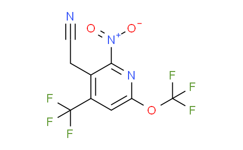 2-Nitro-6-(trifluoromethoxy)-4-(trifluoromethyl)pyridine-3-acetonitrile