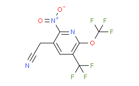 2-Nitro-6-(trifluoromethoxy)-5-(trifluoromethyl)pyridine-3-acetonitrile