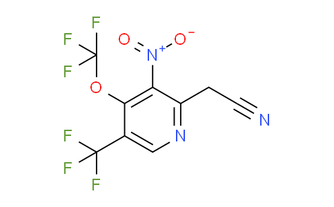 3-Nitro-4-(trifluoromethoxy)-5-(trifluoromethyl)pyridine-2-acetonitrile