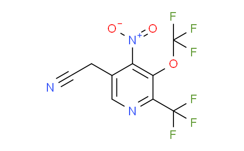 AM69401 | 1361738-72-8 | 4-Nitro-3-(trifluoromethoxy)-2-(trifluoromethyl)pyridine-5-acetonitrile