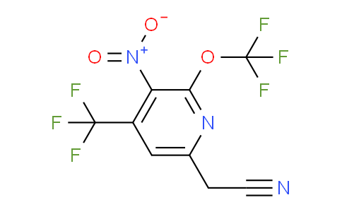 AM69415 | 1361710-75-9 | 3-Nitro-2-(trifluoromethoxy)-4-(trifluoromethyl)pyridine-6-acetonitrile