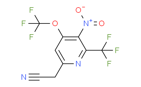 AM69421 | 1361888-51-8 | 3-Nitro-4-(trifluoromethoxy)-2-(trifluoromethyl)pyridine-6-acetonitrile