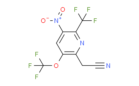 AM69424 | 1361922-55-5 | 3-Nitro-5-(trifluoromethoxy)-2-(trifluoromethyl)pyridine-6-acetonitrile