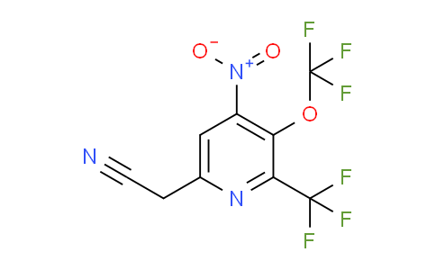 AM69434 | 1361875-02-6 | 4-Nitro-3-(trifluoromethoxy)-2-(trifluoromethyl)pyridine-6-acetonitrile