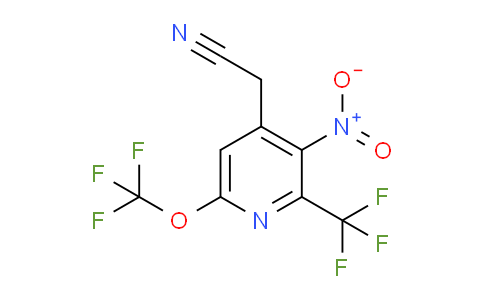 AM69440 | 1361811-45-1 | 3-Nitro-6-(trifluoromethoxy)-2-(trifluoromethyl)pyridine-4-acetonitrile