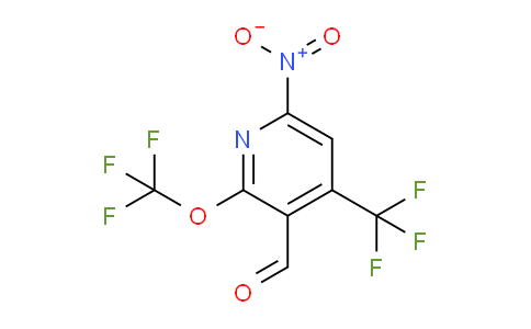 6-Nitro-2-(trifluoromethoxy)-4-(trifluoromethyl)pyridine-3-carboxaldehyde