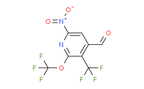 6-Nitro-2-(trifluoromethoxy)-3-(trifluoromethyl)pyridine-4-carboxaldehyde