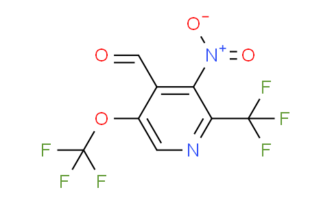 AM69505 | 1361752-17-1 | 3-Nitro-5-(trifluoromethoxy)-2-(trifluoromethyl)pyridine-4-carboxaldehyde