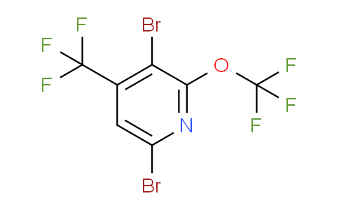3,6-Dibromo-2-(trifluoromethoxy)-4-(trifluoromethyl)pyridine