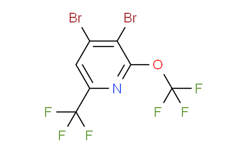 3,4-Dibromo-2-(trifluoromethoxy)-6-(trifluoromethyl)pyridine