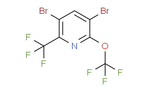 3,5-Dibromo-2-(trifluoromethoxy)-6-(trifluoromethyl)pyridine