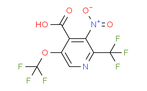 AM69605 | 1361732-21-9 | 3-Nitro-5-(trifluoromethoxy)-2-(trifluoromethyl)pyridine-4-carboxylic acid
