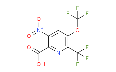 AM69607 | 1361834-21-0 | 3-Nitro-5-(trifluoromethoxy)-6-(trifluoromethyl)pyridine-2-carboxylic acid