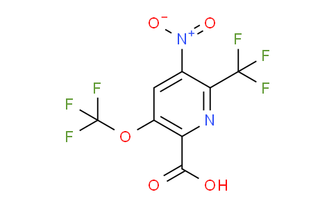 3-Nitro-5-(trifluoromethoxy)-2-(trifluoromethyl)pyridine-6-carboxylic acid