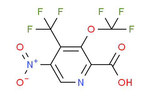 5-Nitro-3-(trifluoromethoxy)-4-(trifluoromethyl)pyridine-2-carboxylic acid