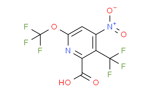4-Nitro-6-(trifluoromethoxy)-3-(trifluoromethyl)pyridine-2-carboxylic acid
