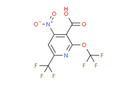 AM69616 | 1361876-06-3 | 4-Nitro-2-(trifluoromethoxy)-6-(trifluoromethyl)pyridine-3-carboxylic acid