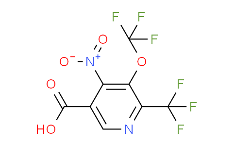 AM69618 | 1361805-14-2 | 4-Nitro-3-(trifluoromethoxy)-2-(trifluoromethyl)pyridine-5-carboxylic acid