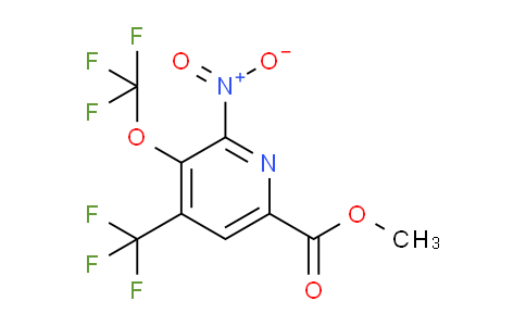 Methyl 2-nitro-3-(trifluoromethoxy)-4-(trifluoromethyl)pyridine-6-carboxylate