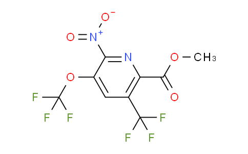 Methyl 2-nitro-3-(trifluoromethoxy)-5-(trifluoromethyl)pyridine-6-carboxylate