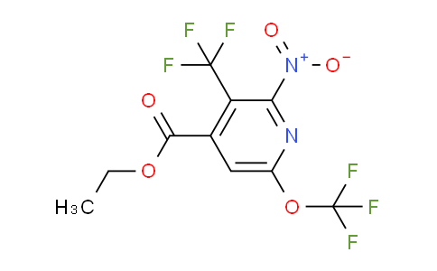 AM69690 | 1361792-29-1 | Ethyl 2-nitro-6-(trifluoromethoxy)-3-(trifluoromethyl)pyridine-4-carboxylate