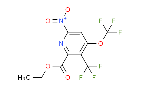 Ethyl 6-nitro-4-(trifluoromethoxy)-3-(trifluoromethyl)pyridine-2-carboxylate
