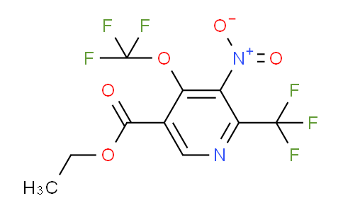 AM69705 | 1361775-17-8 | Ethyl 3-nitro-4-(trifluoromethoxy)-2-(trifluoromethyl)pyridine-5-carboxylate