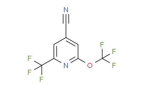 4-Cyano-2-(trifluoromethoxy)-6-(trifluoromethyl)pyridine