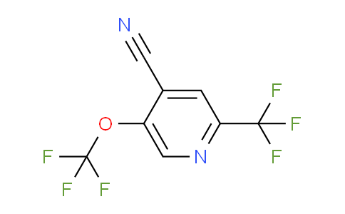 4-Cyano-5-(trifluoromethoxy)-2-(trifluoromethyl)pyridine