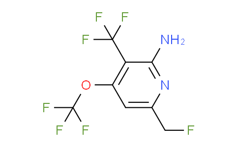 2-Amino-6-(fluoromethyl)-4-(trifluoromethoxy)-3-(trifluoromethyl)pyridine