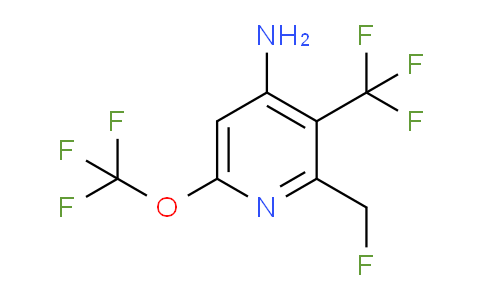 4-Amino-2-(fluoromethyl)-6-(trifluoromethoxy)-3-(trifluoromethyl)pyridine