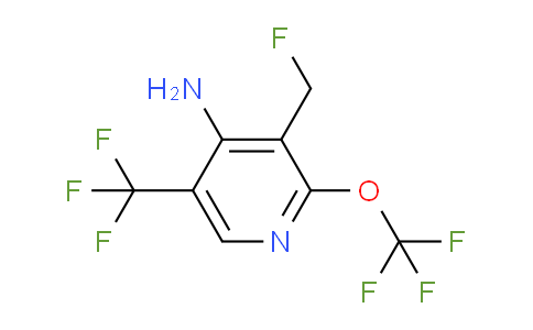 4-Amino-3-(fluoromethyl)-2-(trifluoromethoxy)-5-(trifluoromethyl)pyridine