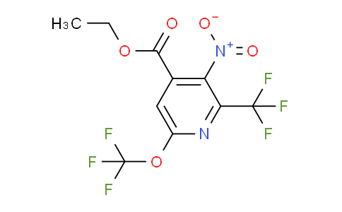 AM69816 | 1361889-50-0 | Ethyl 3-nitro-6-(trifluoromethoxy)-2-(trifluoromethyl)pyridine-4-carboxylate