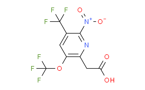 AM69825 | 1361876-94-9 | 2-Nitro-5-(trifluoromethoxy)-3-(trifluoromethyl)pyridine-6-acetic acid
