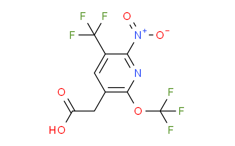 AM69827 | 1361834-96-9 | 2-Nitro-6-(trifluoromethoxy)-3-(trifluoromethyl)pyridine-5-acetic acid