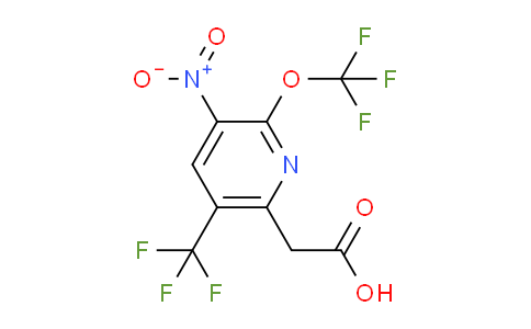 AM69834 | 1361733-93-8 | 3-Nitro-2-(trifluoromethoxy)-5-(trifluoromethyl)pyridine-6-acetic acid