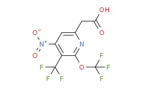AM69845 | 1361915-50-5 | 4-Nitro-2-(trifluoromethoxy)-3-(trifluoromethyl)pyridine-6-acetic acid
