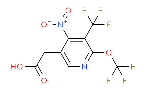 4-Nitro-2-(trifluoromethoxy)-3-(trifluoromethyl)pyridine-5-acetic acid